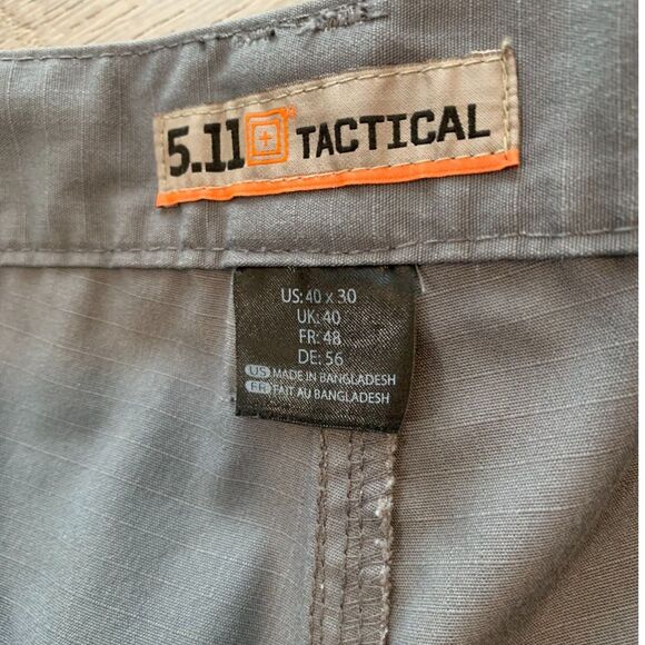 5.11 TACTICAL 40X30 MEN'S MILITARY POLICE HUNTING CARGO PANTS in GREY
